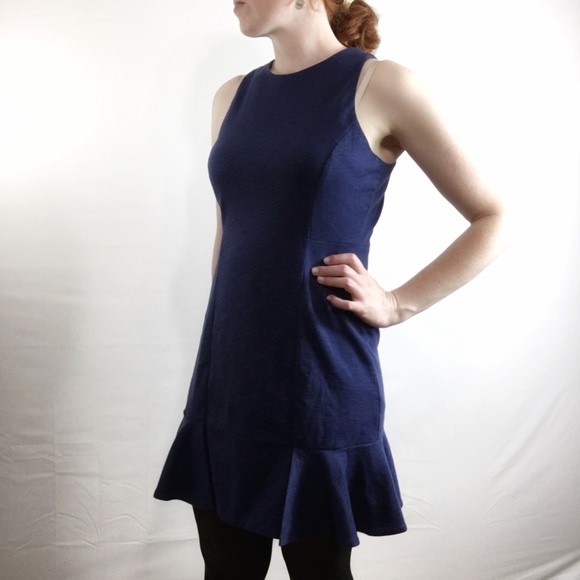 Banana Republic Dresses & Skirts - Banana Republic Ponte Dress with Flounce Skirt 10P